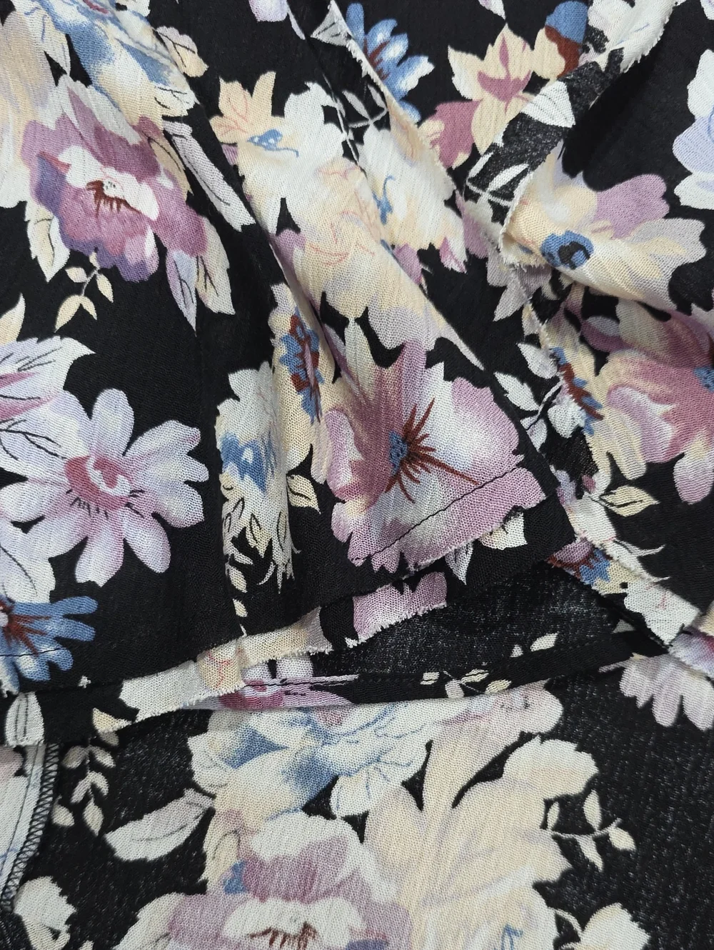 Free People Floral Pleated Pastel Assymetrical High Low Mini Skirt